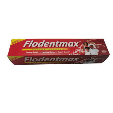 Flodentmax mejoran la pasta de dientes de fluoruro de frescura